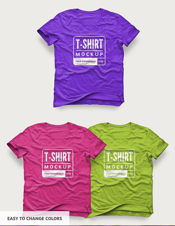 Free T-Shirt Design Mockup